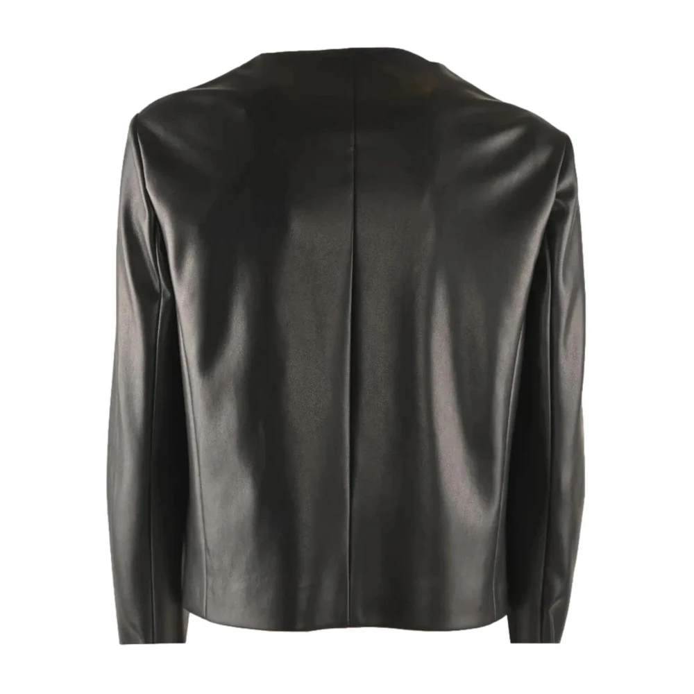 Pennyblack Eco Leren Jas Acaico Stijl Black Dames