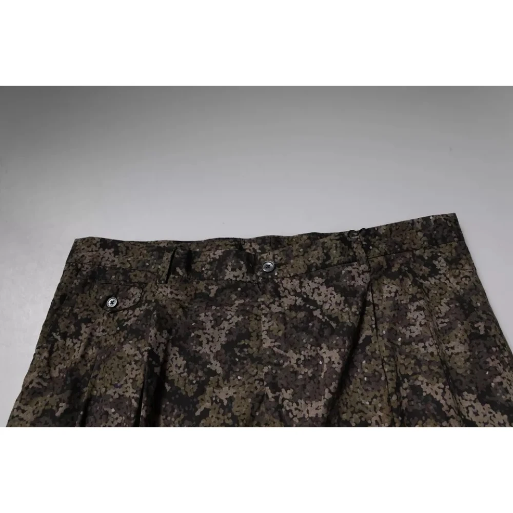 Dolce & Gabbana Camouflage Broek Multicolor Heren