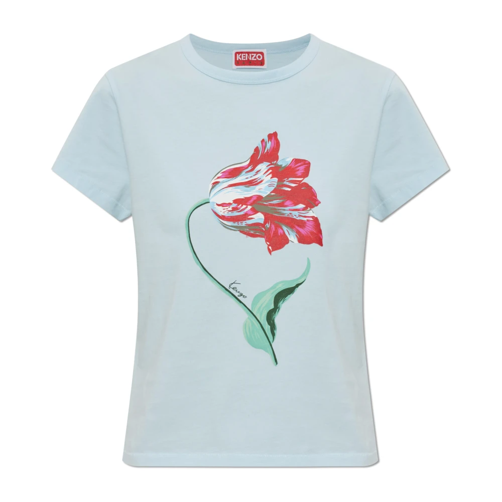 Kenzo Donna Blu Top, L, New,