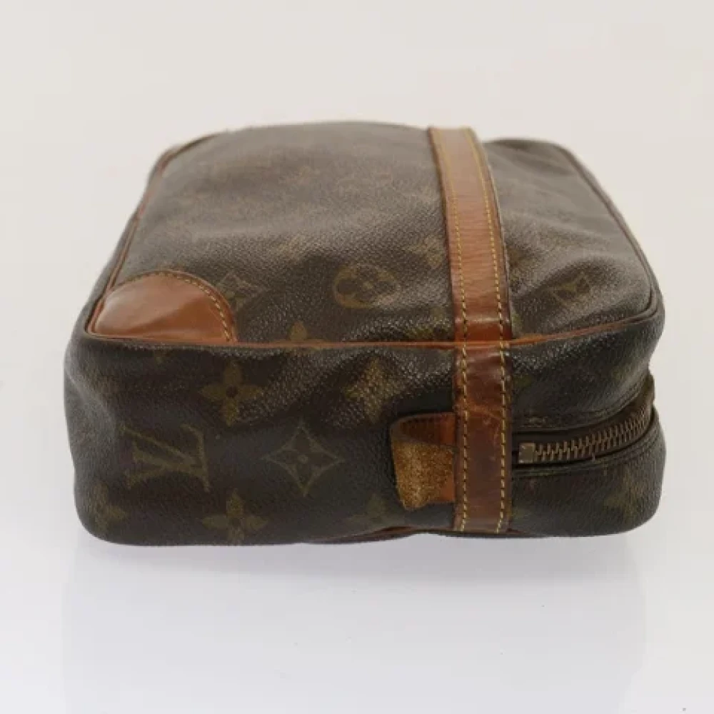 Louis Vuitton Vintage Pre-owned Canvas clutches Brown Dames