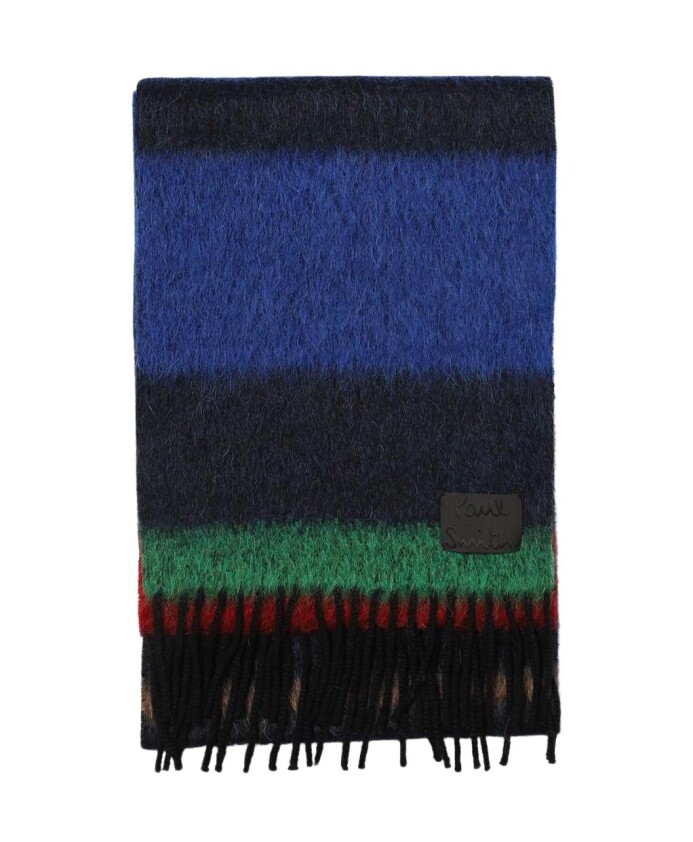 blauwe-gestreepte-wollen-sjaal