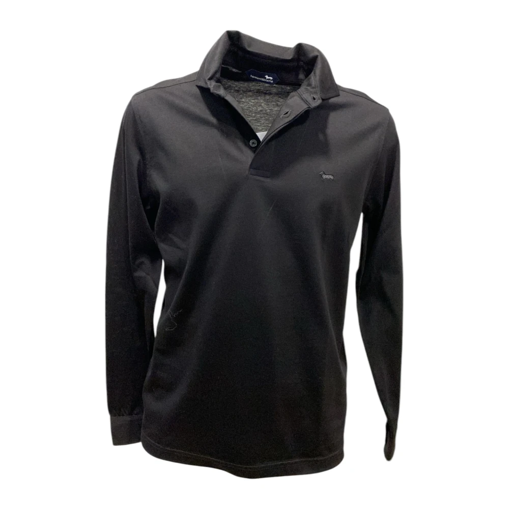 Harmont & Blaine Polo Lange Mouw Black Heren