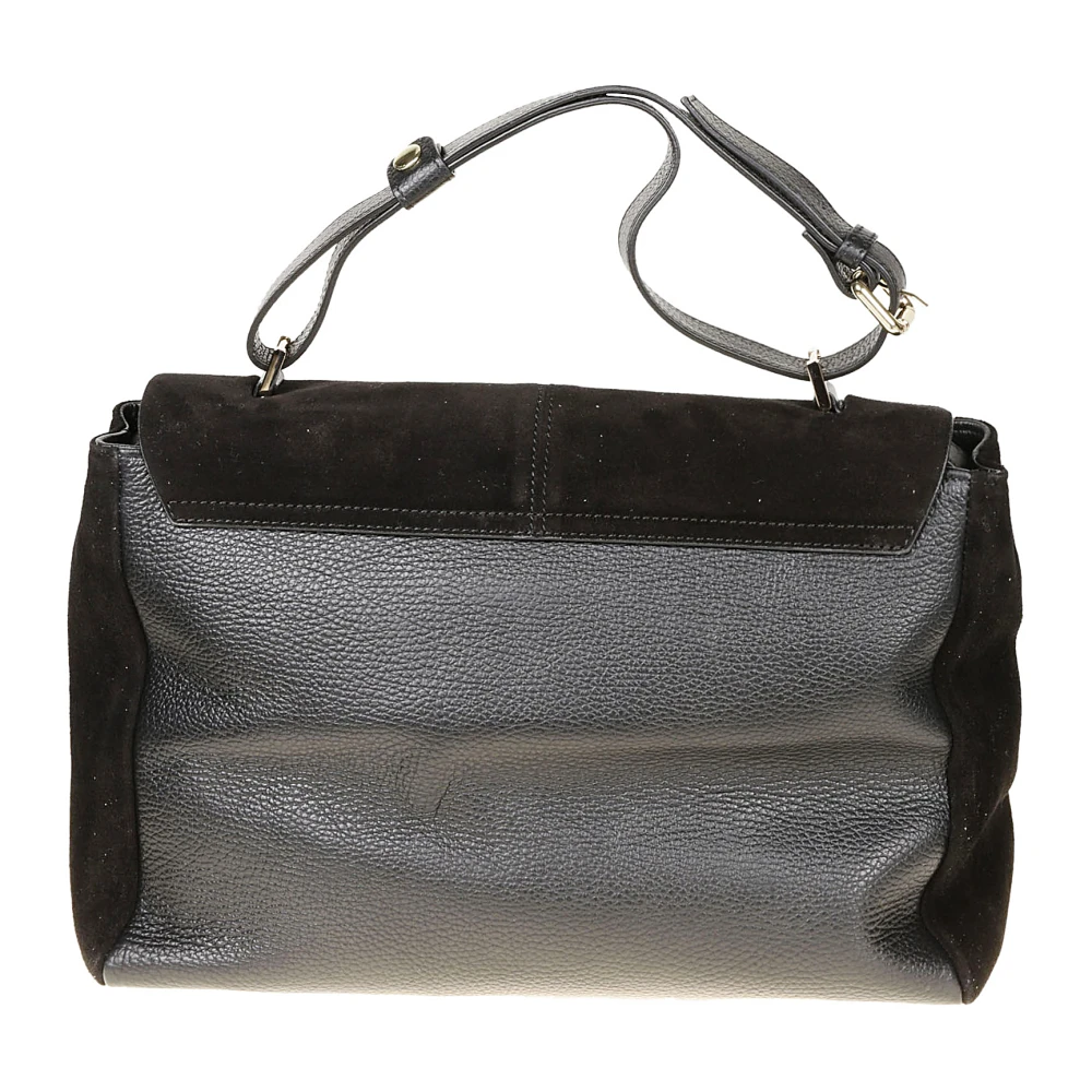 Avenue 67 Elettra Handtas met klep en rits Black Dames
