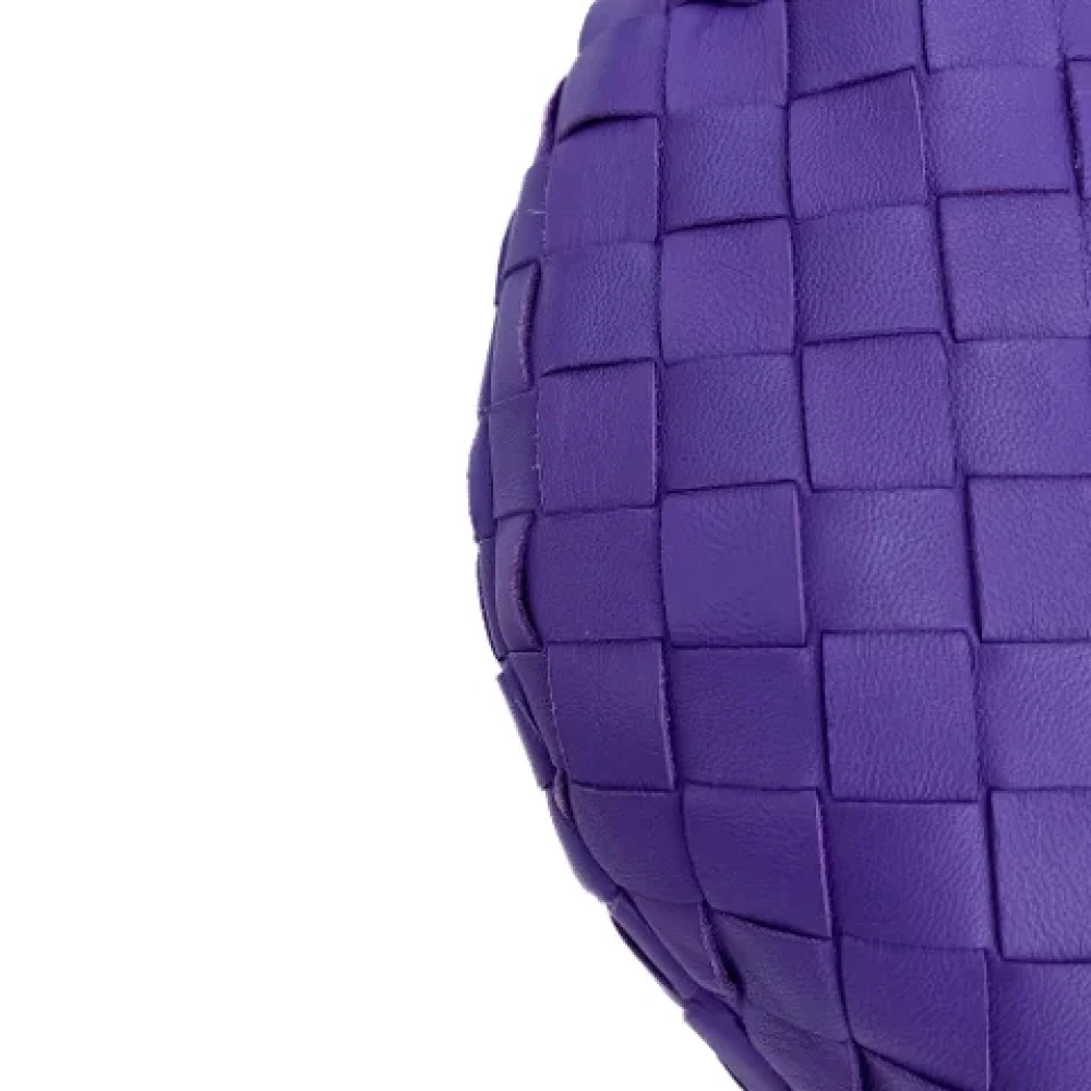 Bottega Veneta Vintage Pre-owned Leather handbags Purple Dames
