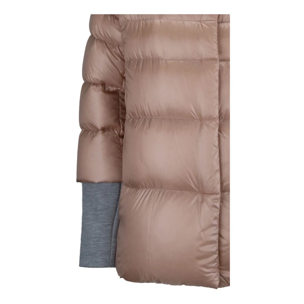 Herno Korte donsjas met automatische knoop rits Brown Dames