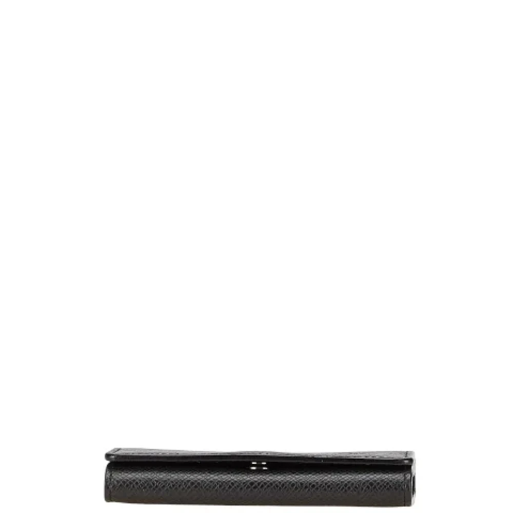 Louis Vuitton Vintage Pre-owned Leather wallets Black Dames
