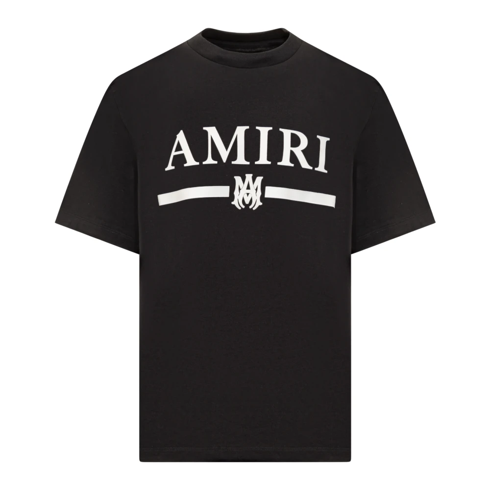 Amiri Logo T-shirt voor Heren Black Dames