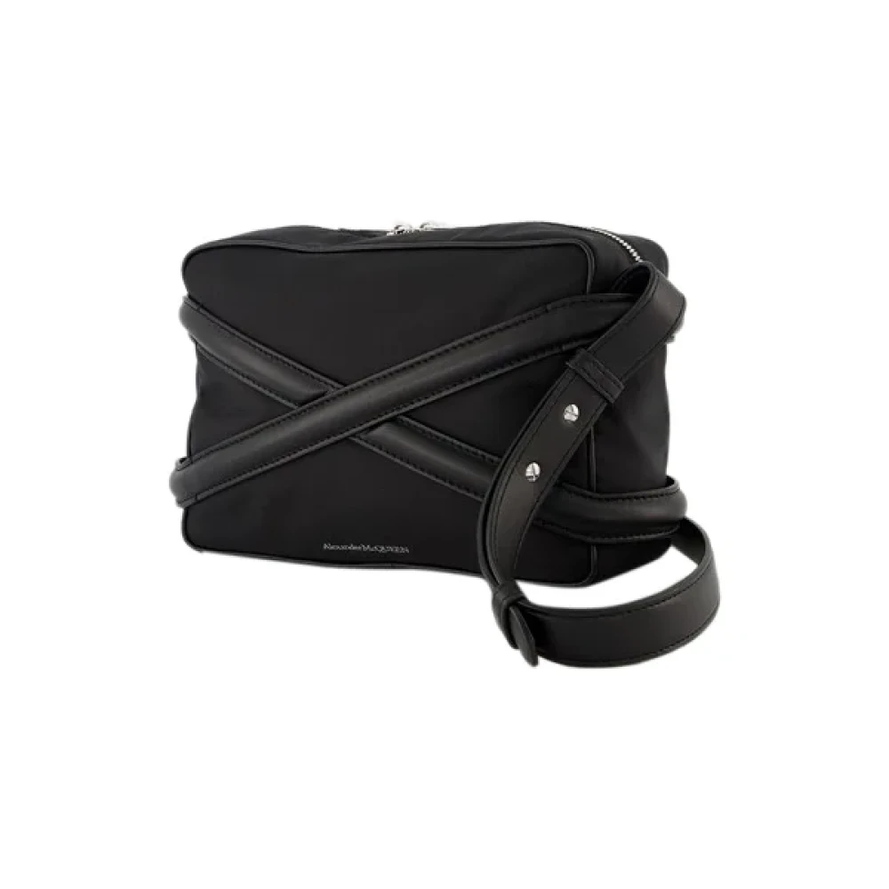 alexander mcqueen Leather crossbody-bags Black Heren