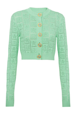cardigan-en-maille-monogramme