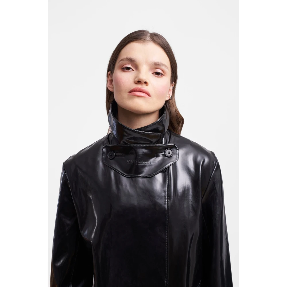 Stutterheim Opal Regen Trenchcoat Black Dames