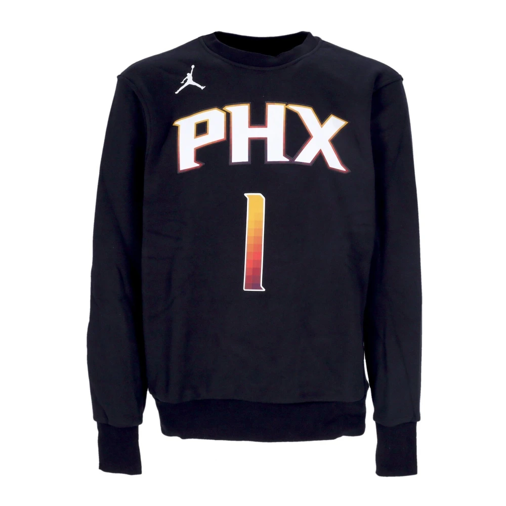 Jordan Men's Black Sweatshirts, Xl, Statet Fleece Crewneck