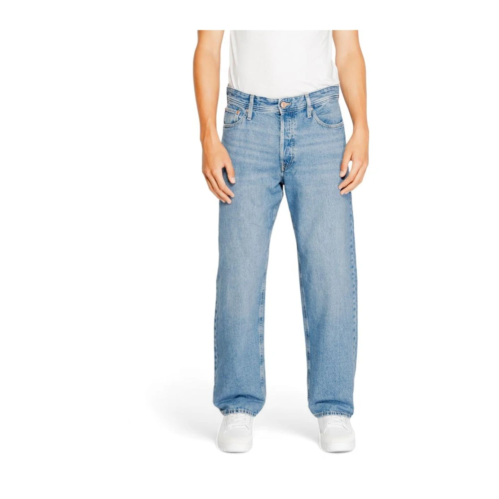 jack & jones Blauwe Katoenen Denim Jeans Heren Herfst Winter Blue Heren