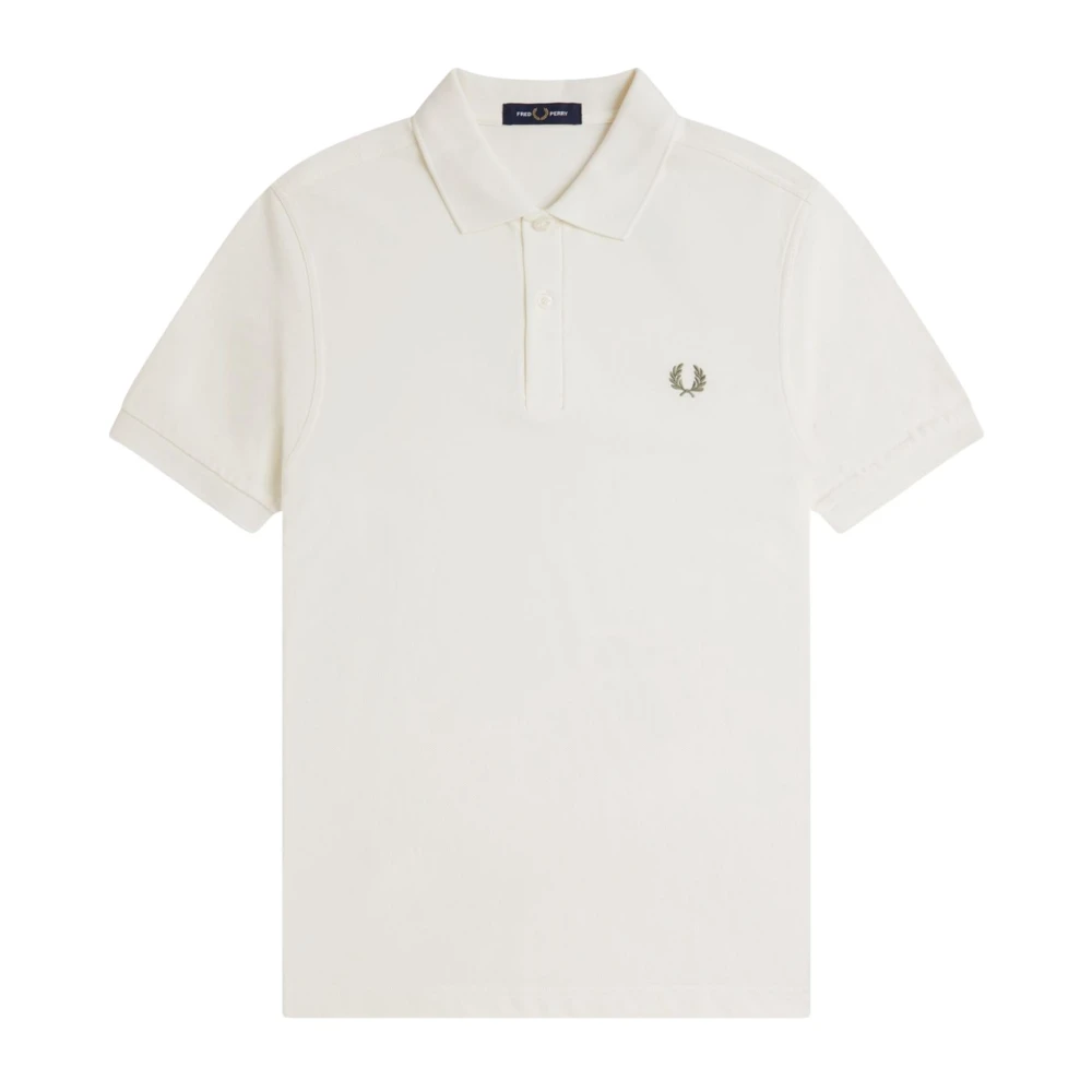 Fred Perry Men's White Polo Shirts, 2XL, Classic Cotton Polo Shirt