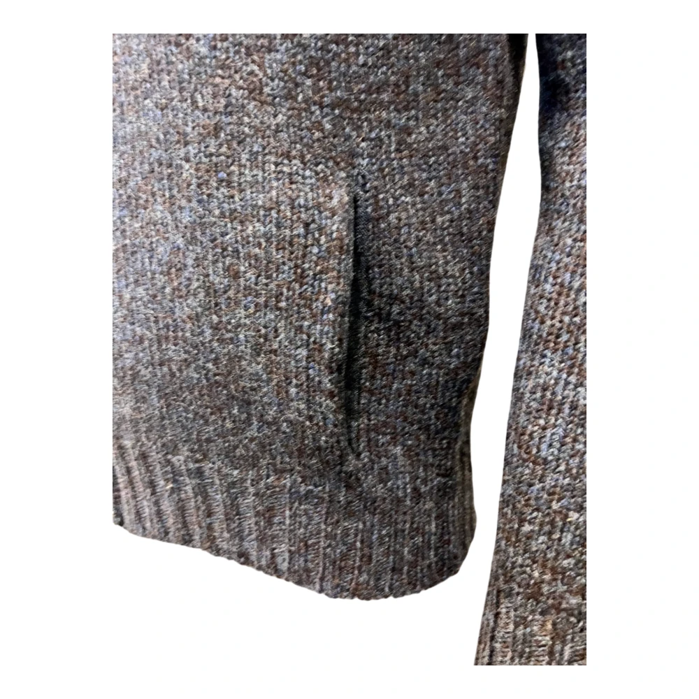 Gran Sasso Geelong Vest Melange Blauw-Bruin Gray Heren