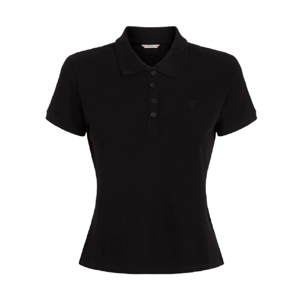 Guess Korte Mouw Polo Black Dames