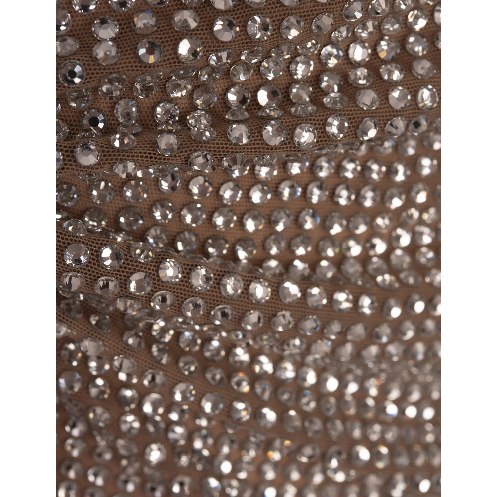 Giuseppe Di Morabito Bezaaid Rhinestone Crew-neck T-shirt Brown Dames