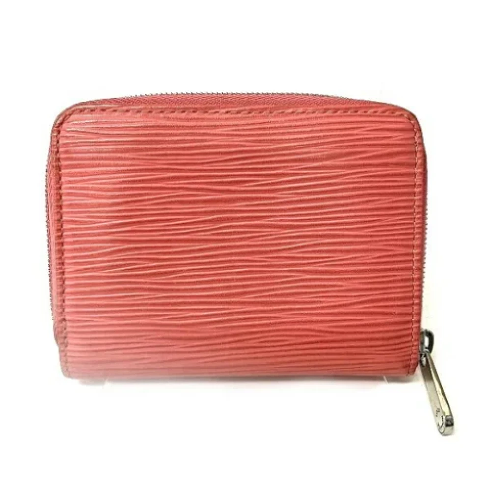 Louis Vuitton Vintage Pre-owned Leather wallets Pink Dames