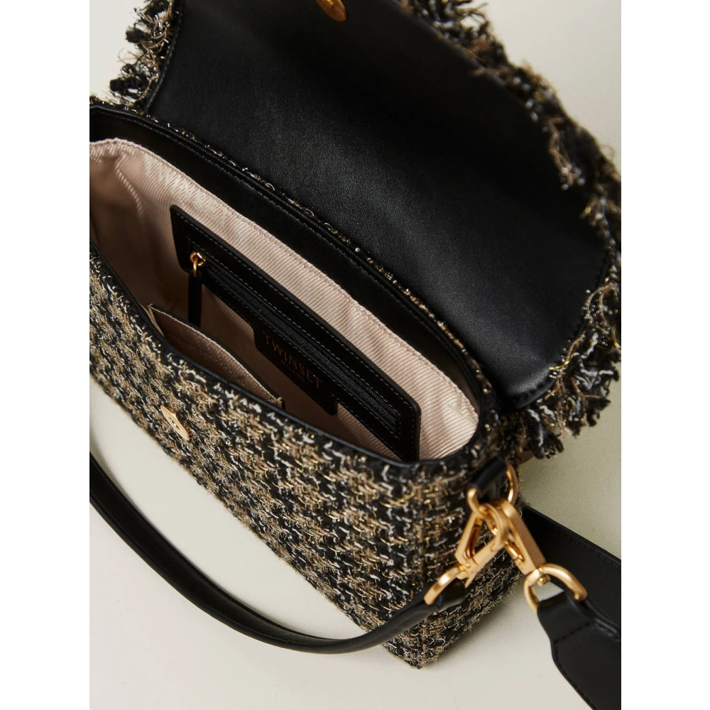 Twinset Elegante 'Amie' Schoudertas Zwart Black Dames