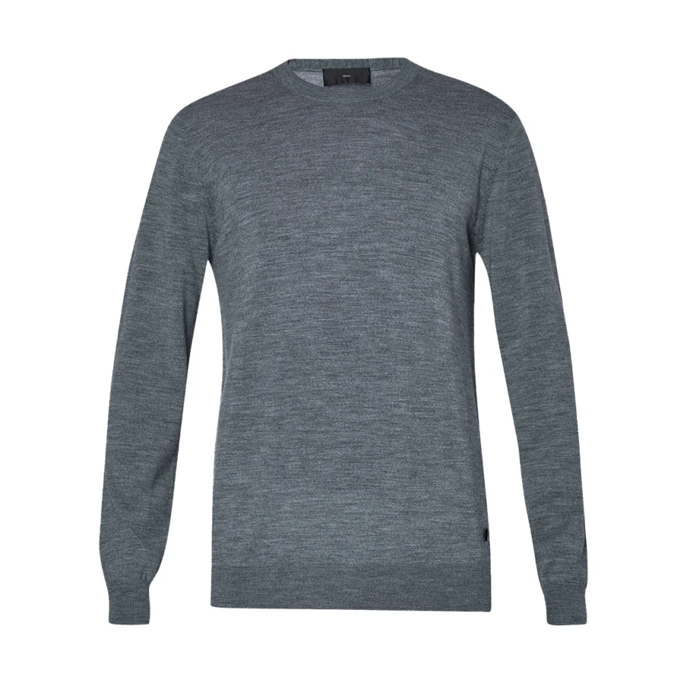 Liu Jo Puur wollen trui Essential Style Gray Heren