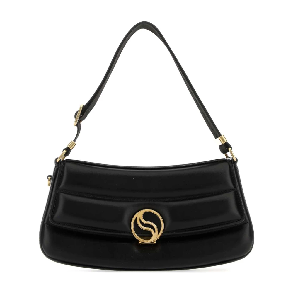 Stella Mc Cartney - Borsa a spalla imbottita S-Wave, Donna, Nero - Immagine 3