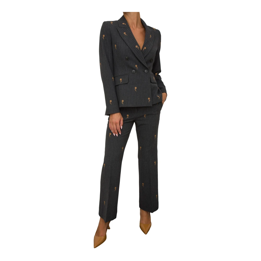 Marella Elegante Grijze Jas voor Vrouwen Gray Dames