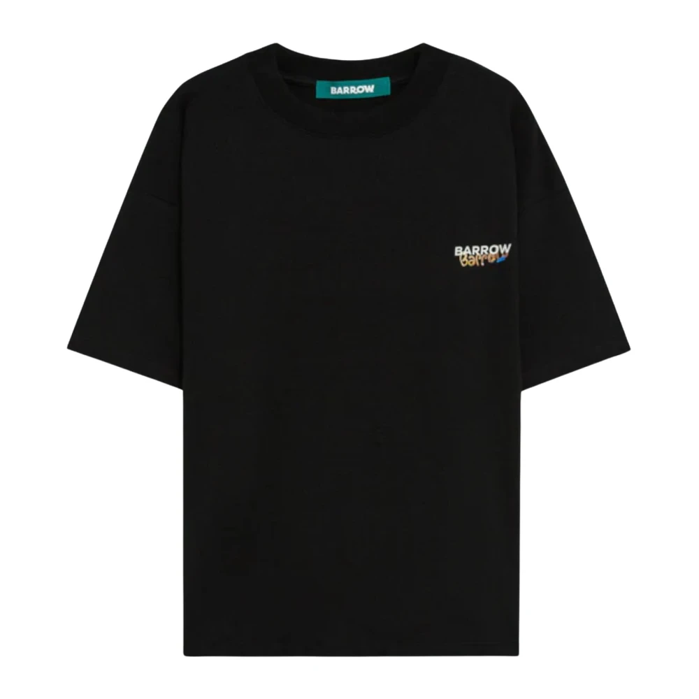 Barrow Black Short Sleeve T-Shirts - Male - T-Shirts - Xl - Tops