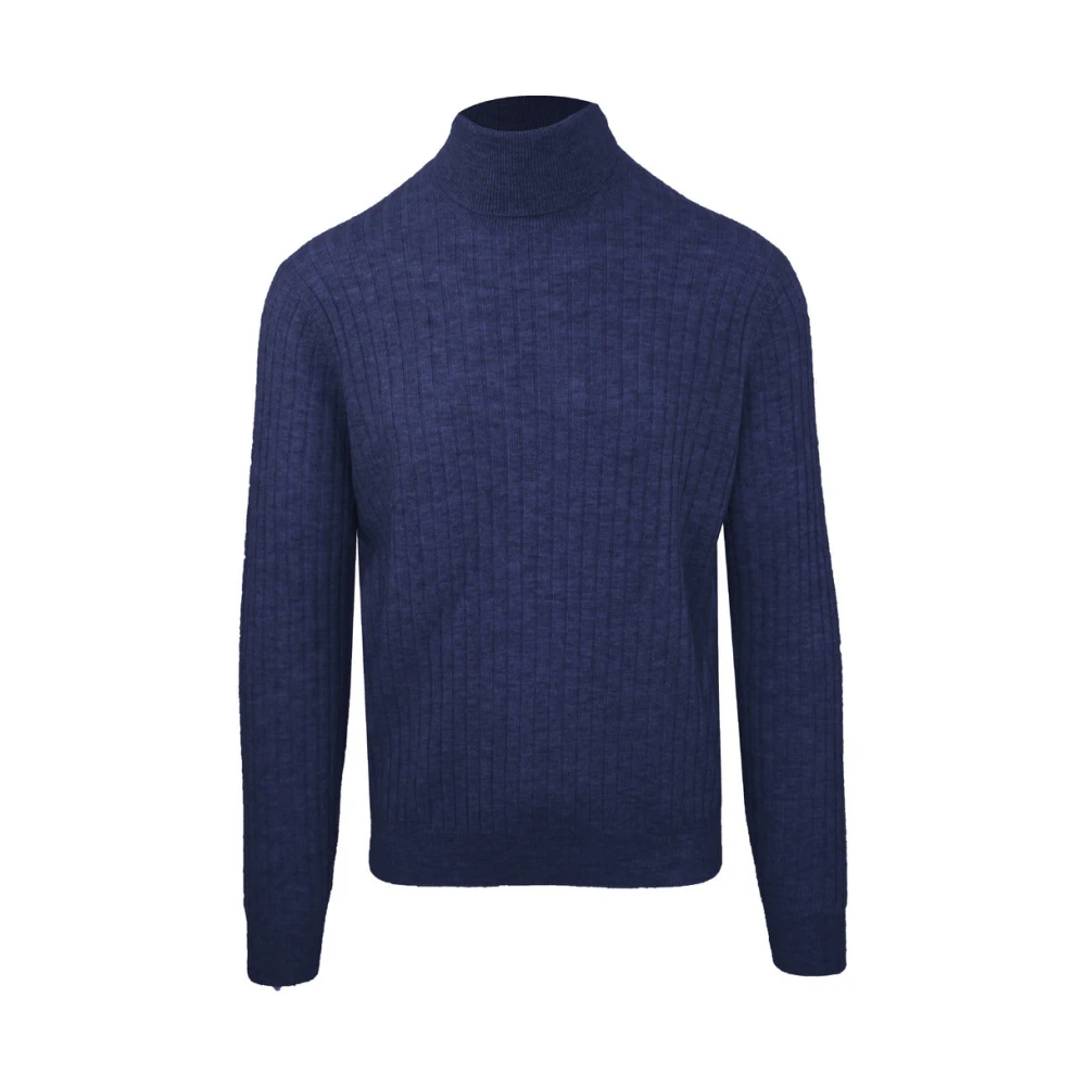Herre Uld Cashmere Ribstrik Sweater
