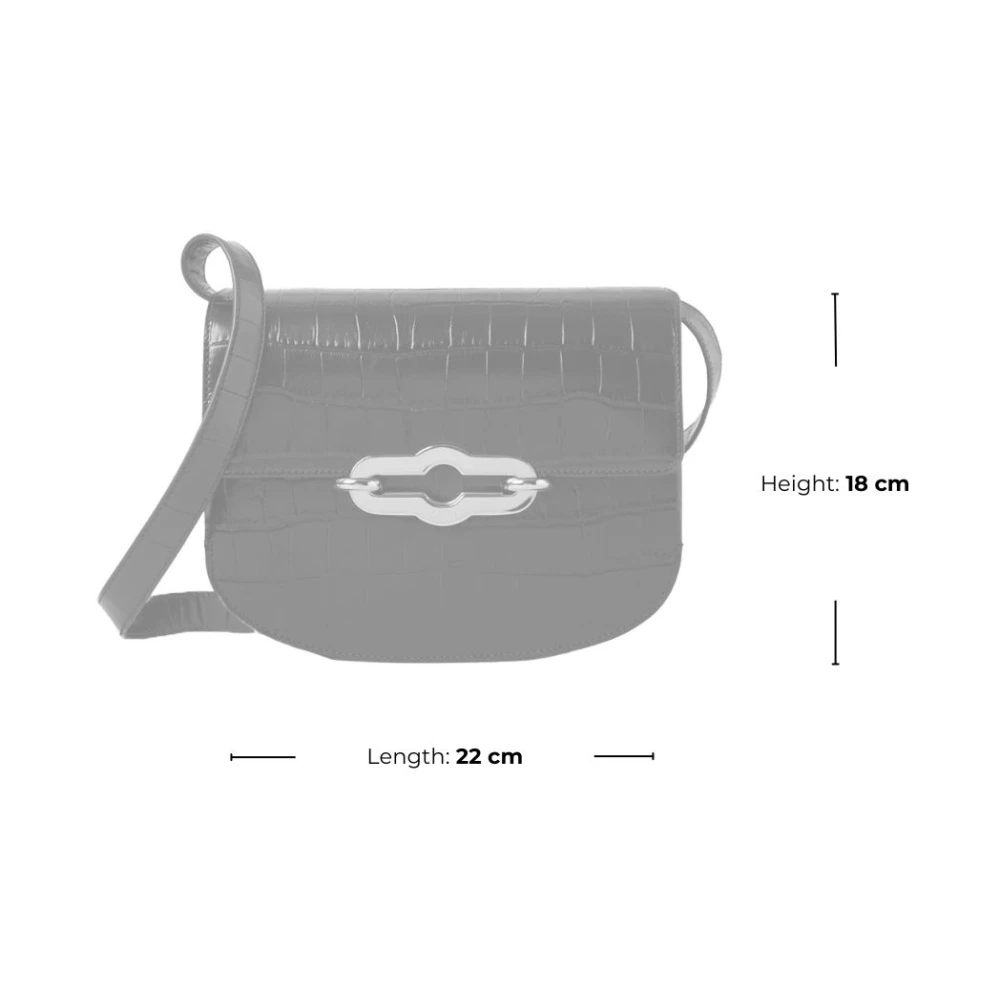 Mulberry Zwarte Glanzende Krokodil Satchel Black Dames