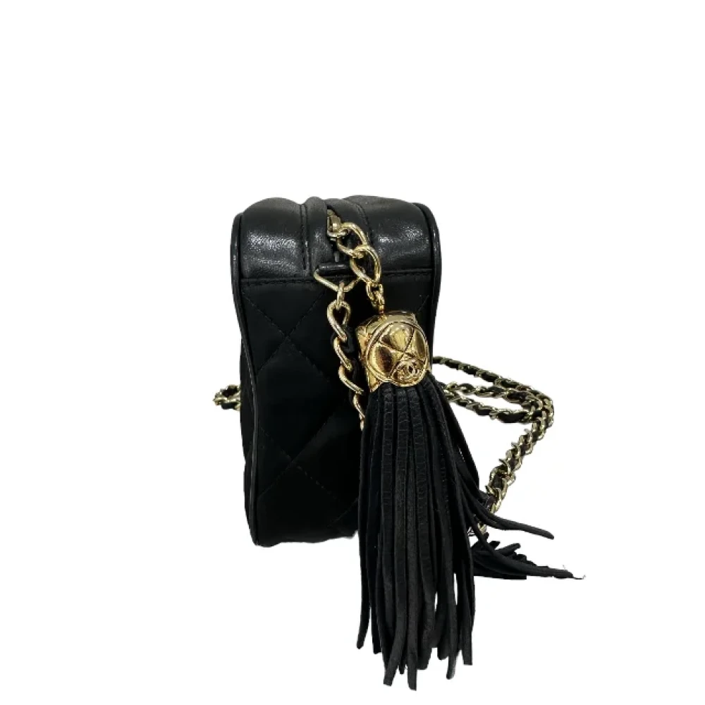 Chanel Vintage Pre-owned Leather chanel-bags Black Dames