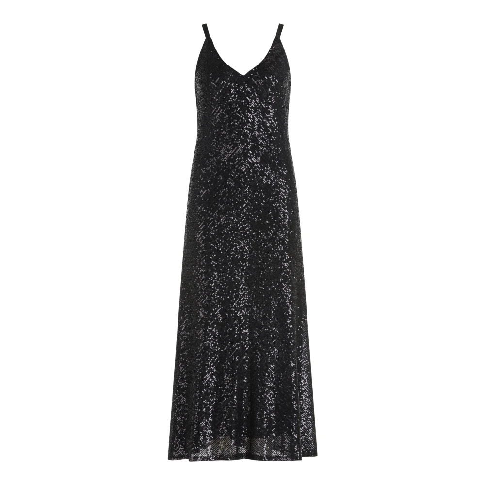Vera Mont Pailletten Avondjurk Black Dames