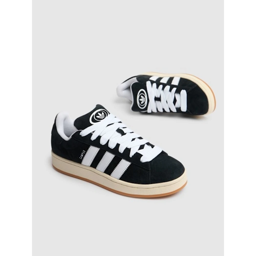 Adidas Zwarte Campus Adv Sneakers Suède Black Heren