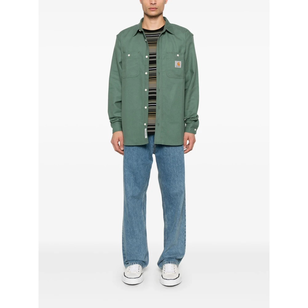 Carhartt WIP Stijlvol Shirt voor Dagelijks Gebruik Green Heren