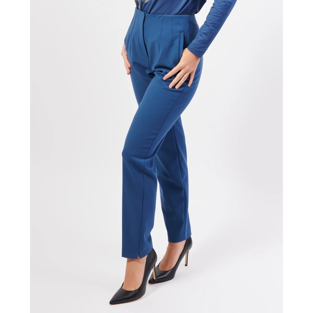 Gerry Weber Blauwe Casual Broek voor Speciale Gelegenheden Blue Dames