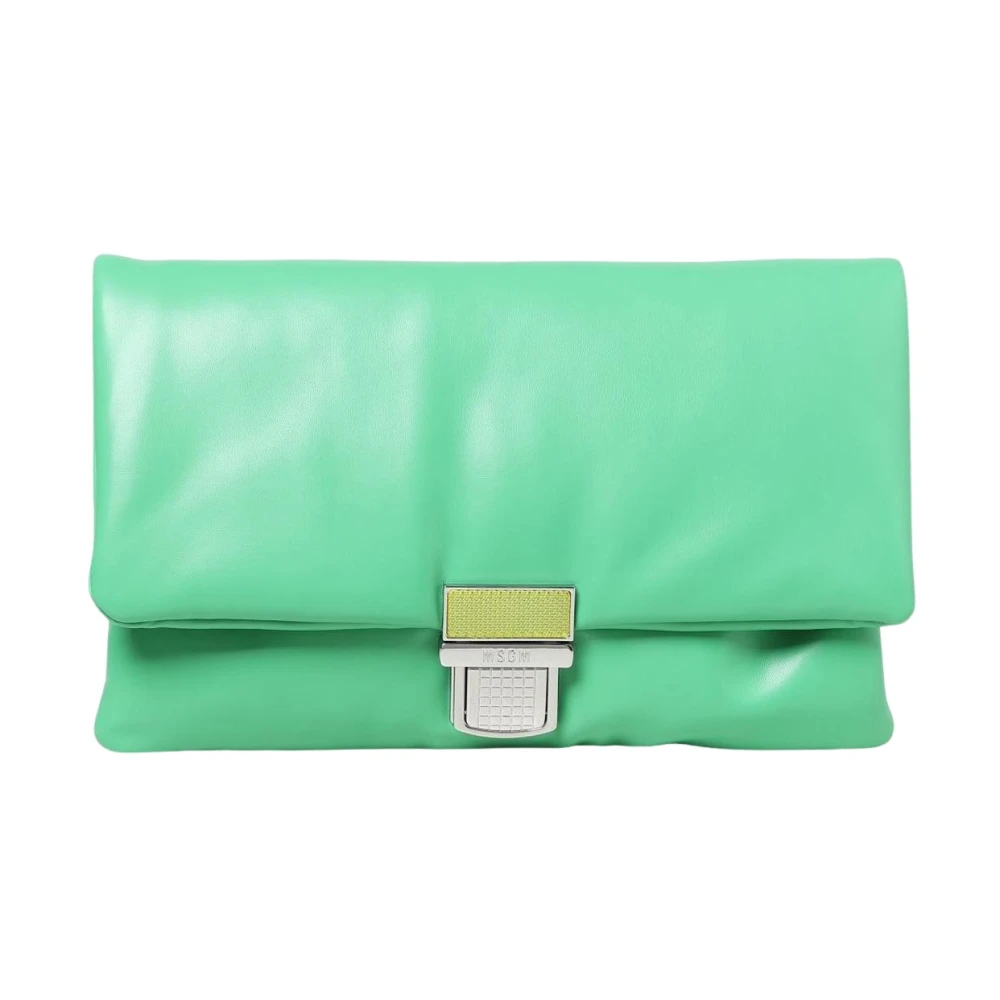 Msgm - Bags > Clutches - Green - Msgm - Modalova