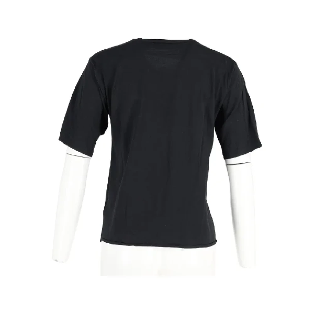Yves Saint Laurent Vintage Pre-owned Cotton tops Black Dames