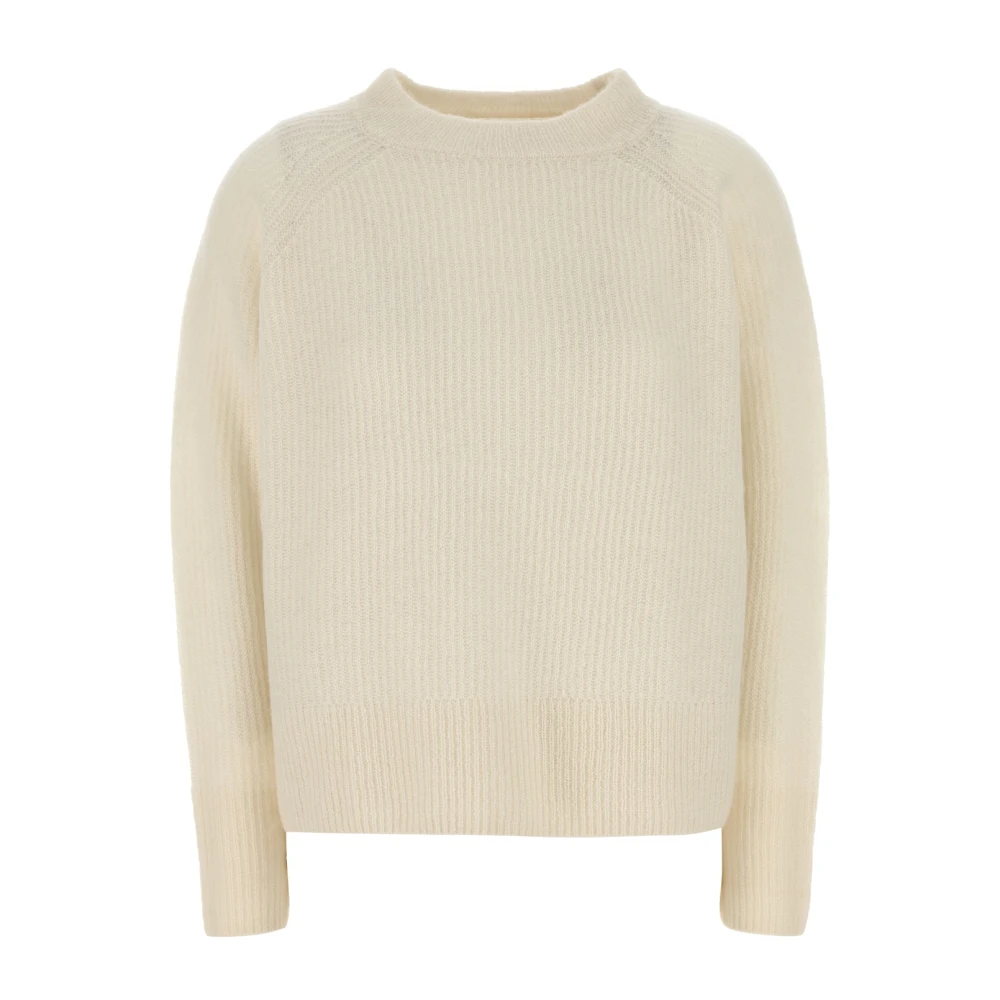 CO Långärmad Crewneck Tröja Beige, Dam