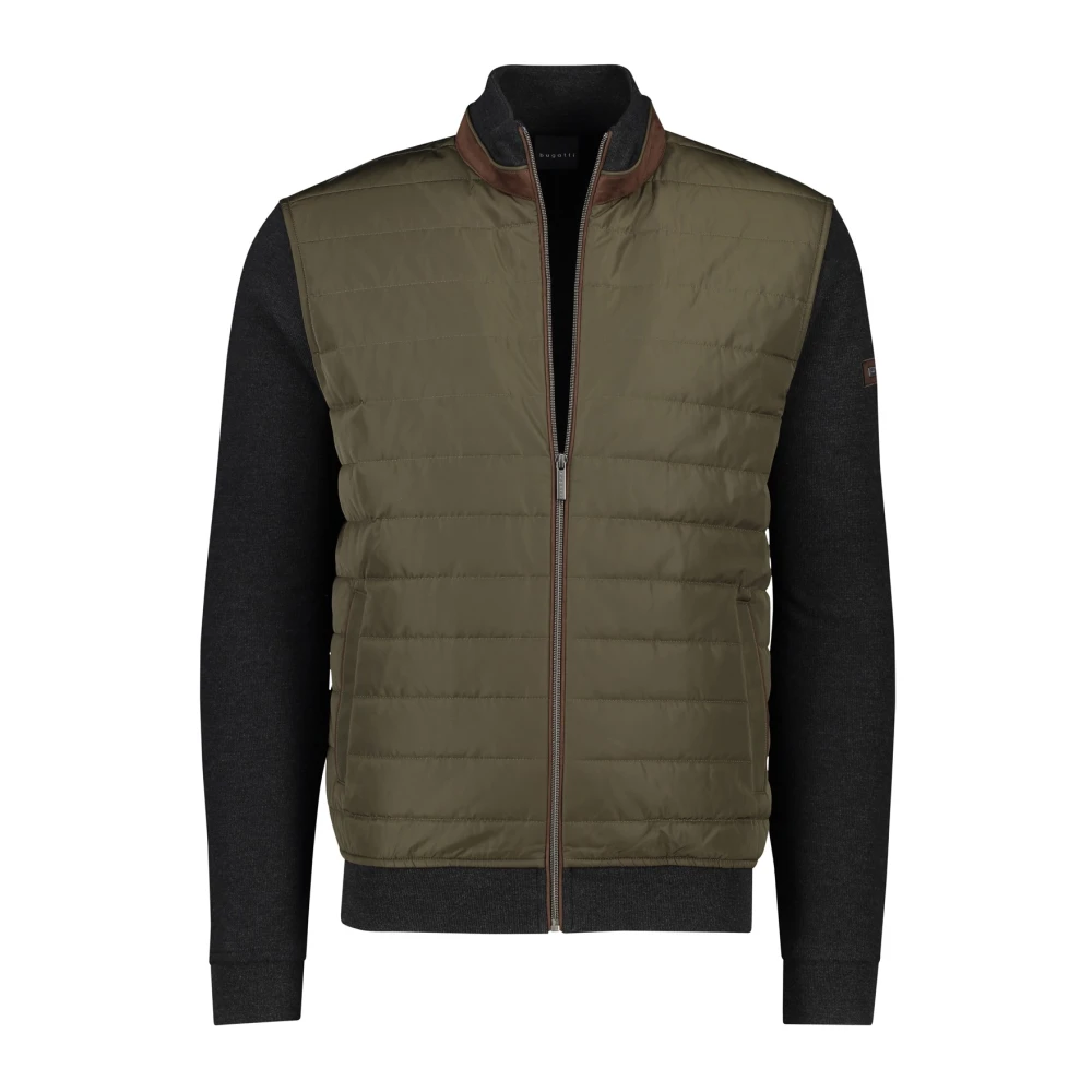 Bugatti Khaki Vest voor Mannen Green Heren