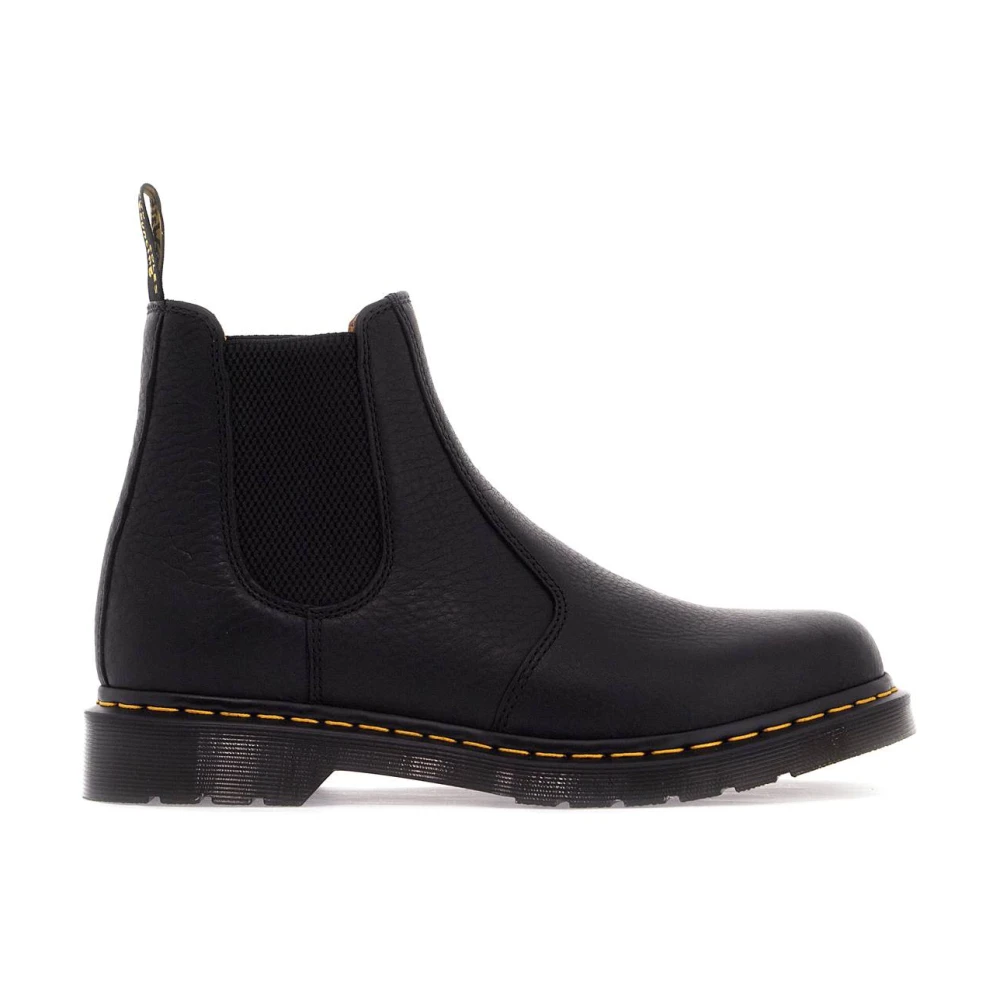 Dr. Martens Hamrad läder Chelsea ankelboots Black, Herr