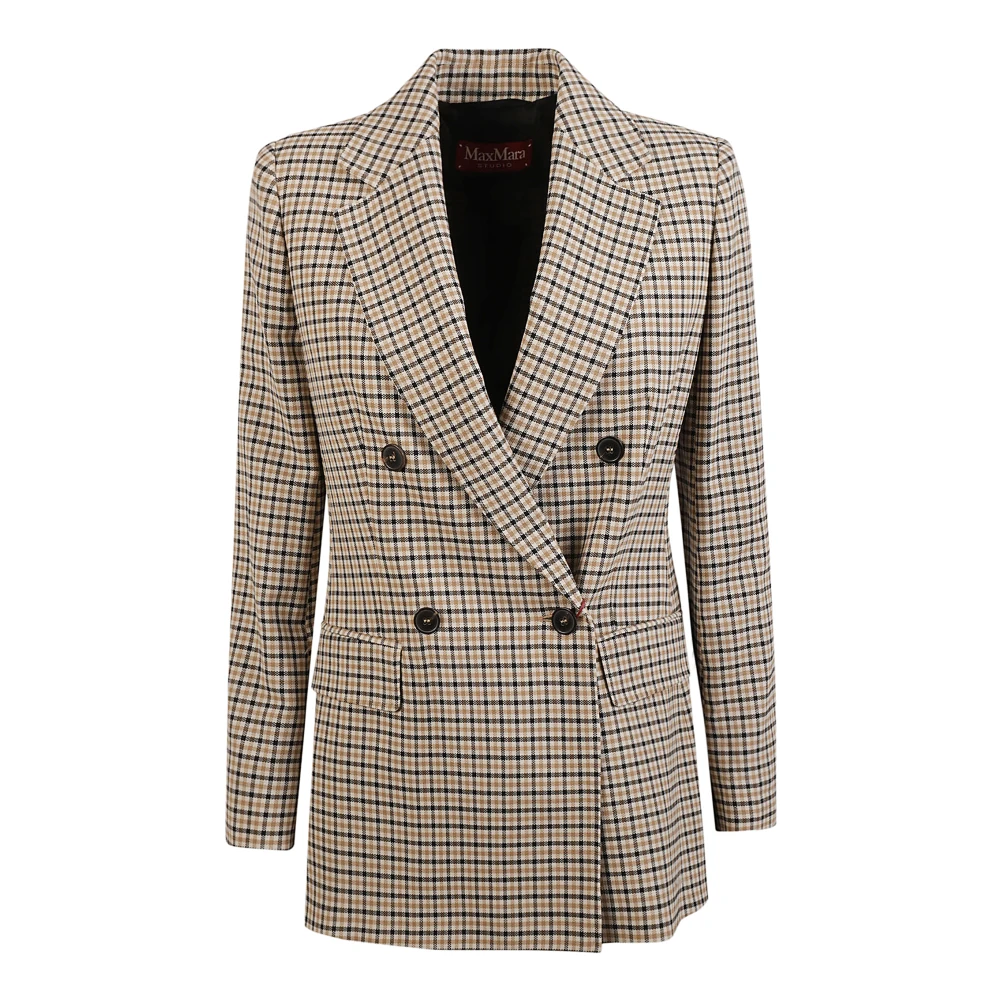 Max Mara Studio Bruine Farnese Jas Brown Dames