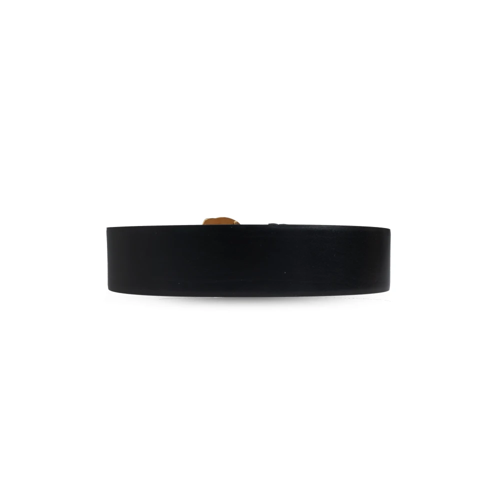 alexander mcqueen Leren riem Black Dames