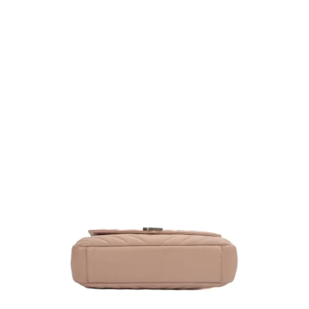 Yves Saint Laurent Vintage Pre-owned Leather handbags Pink Dames