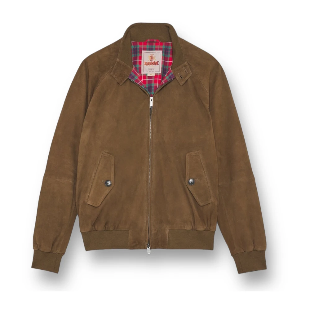 Baracuta , Light Jackets, Male, Brown, L, Classic G9 Jacket In Cloth