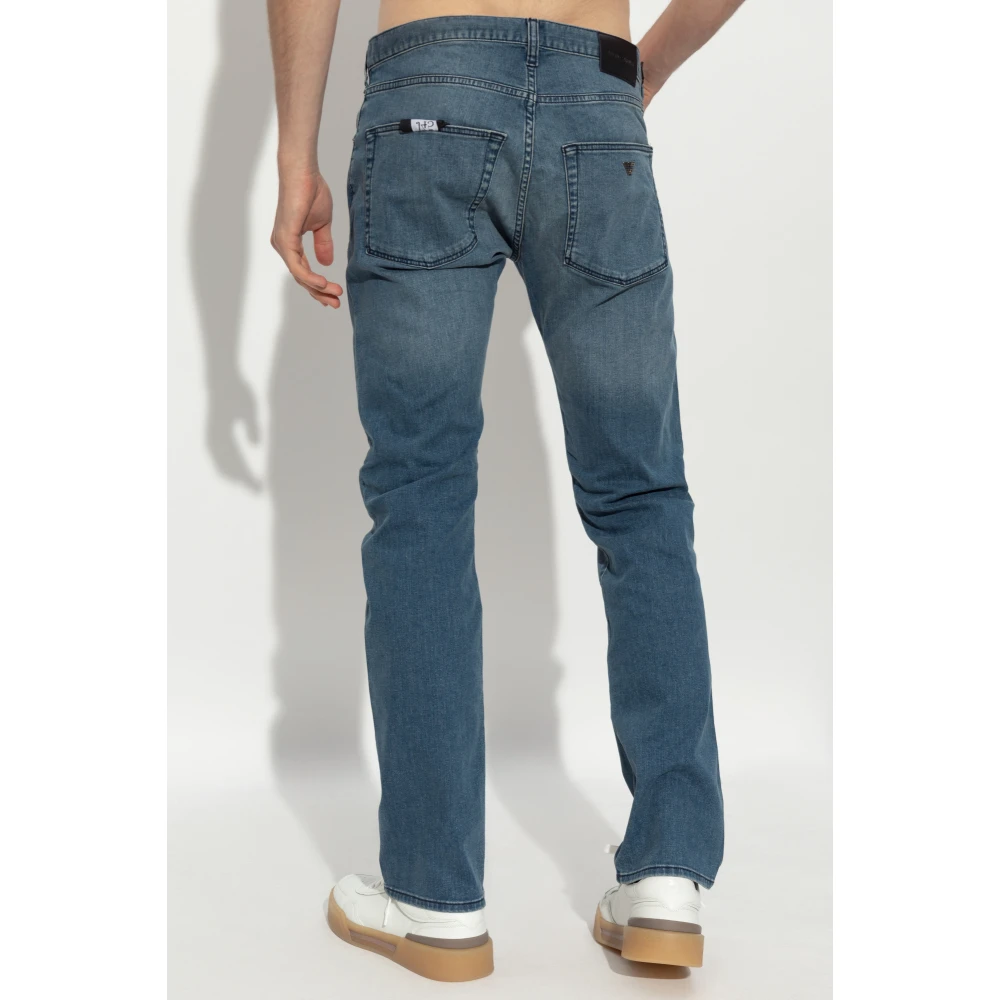 Emporio Armani J45 reguliere type jeans Blue Heren