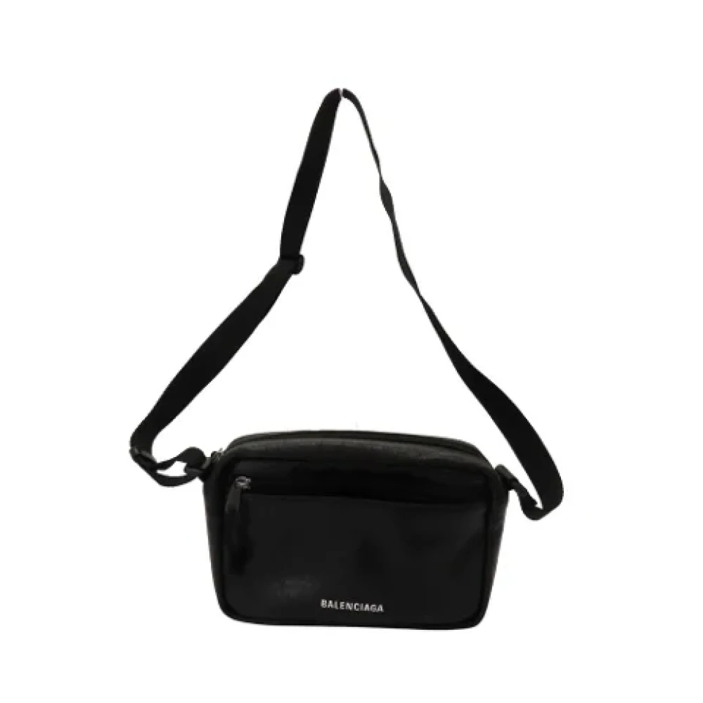 Balenciaga Vintage Pre-owned Fabric crossbody-bags Black Dames