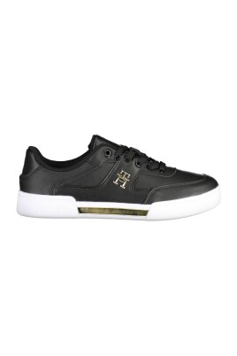 black-polyester-sneaker-stylish-sports-shoe