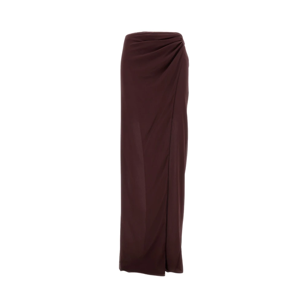 Andamane Women's Red Midi Skirt - Midi Skirts - M - Skirts