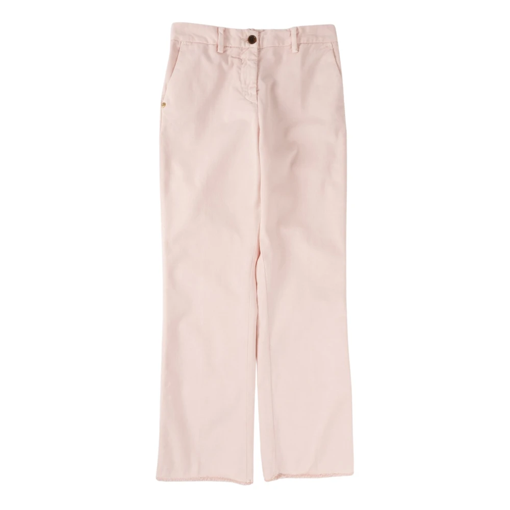 White Sand Marilyn Casual Chino Broek Pink Dames