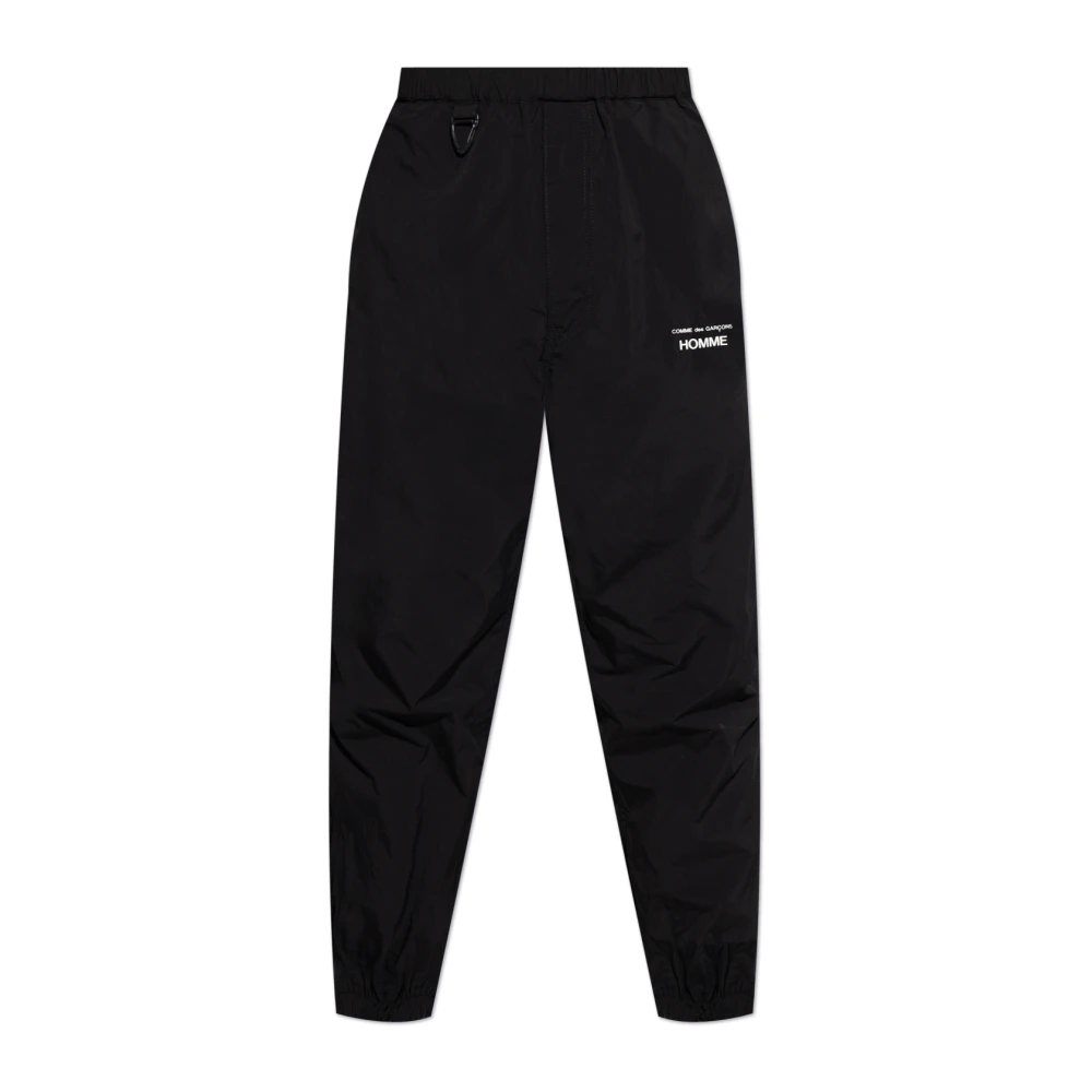 Comme des Garçons Broek met logo Black Heren