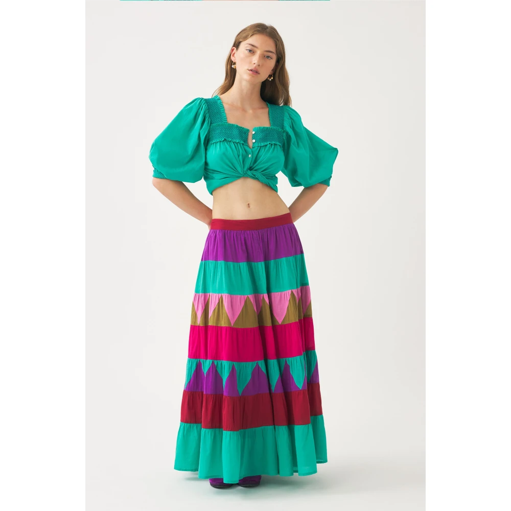 Antik batik Perrine gestreepte rok Multicolor Dames
