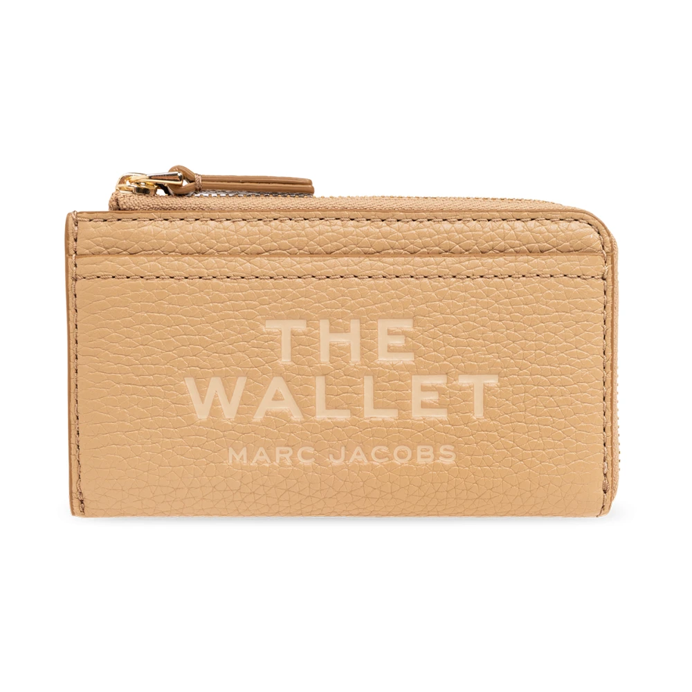Marc Jacobs Women's Beige Wallets & Cardholders, One Size, The Leather Top Zip Multi Wallet